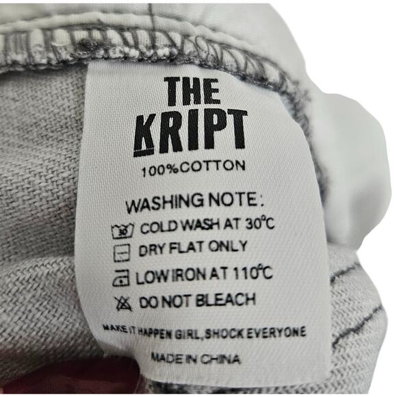 THE KRIPT “Route 66" High Waist Graphic Denim Jeans - Picture 8 of 9